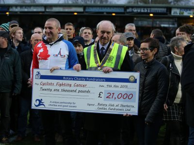 Roatary Club Fundraisers cheque presentations 