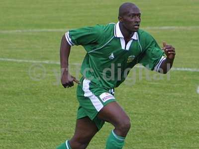Abdoulai Demba in pre-season action against Salisbury