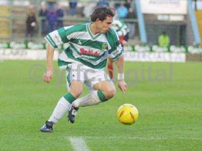 Nick Crittenden on the ball at Huish Park