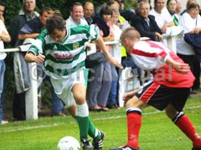 Nick Crittenden in pre-season action against Chard Town