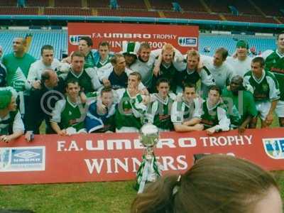 FA trophy winners 2002 celebrations