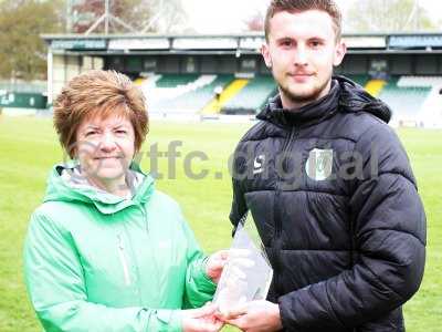 Green & White Supporters Player of the Year – Tom James